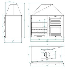 Barbacoa con horno Fusión 160