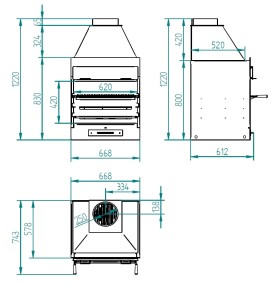 Barbacoa BF-60