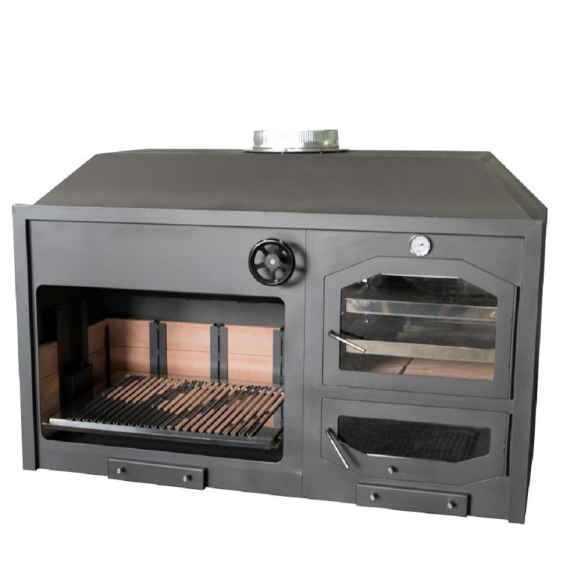 Oven - Barbecue with Argentine grill 170 Metal ovens and barbecues ...