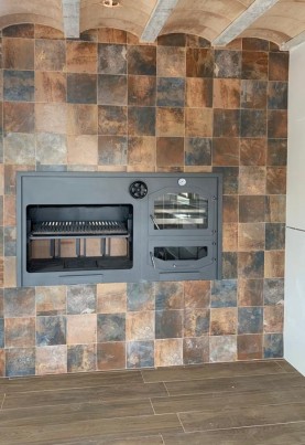 Oven - Barbecue with Argentine grill 170 Metal ovens and barbecues ...